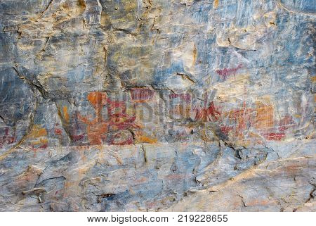 Rock drawing of Cerca Grande - Matozinhos (MG) Brazil