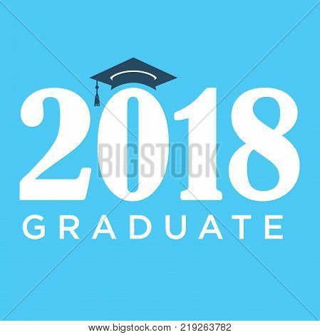 Class Of 2018 Congratulations Graduate Typography