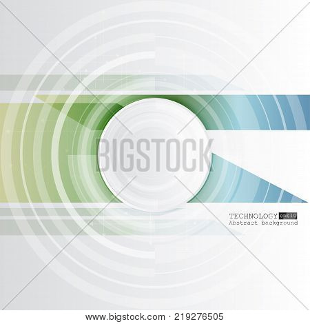 Abstract Hi-tech, Engineering, Machine, Technology Concept. Vector Abstract Futuristic Technology Ba