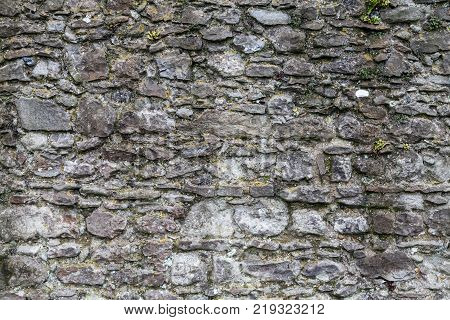 Close up of brickwork at Hadleigh Castle