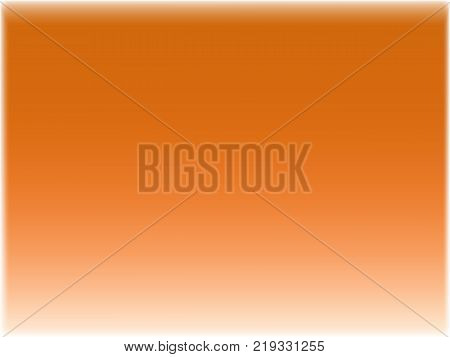 Vector background. Orange gradient from dark to light