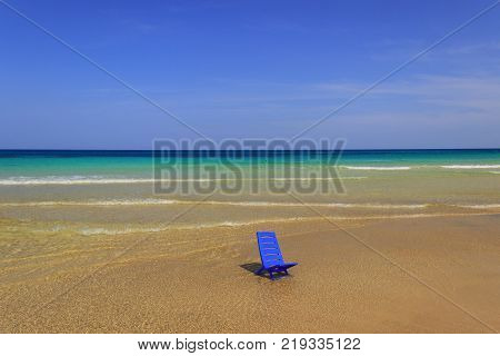 Summertime. Realx on beach: a place in the sun. The most beautiful sandy shoreline of Apulia: The Regional Natural Park Dune Costiere, Torre Canne, Italy (Brindisi).