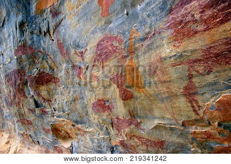 Rock drawing of Cerca Grande - Matozinhos (MG) Brazil