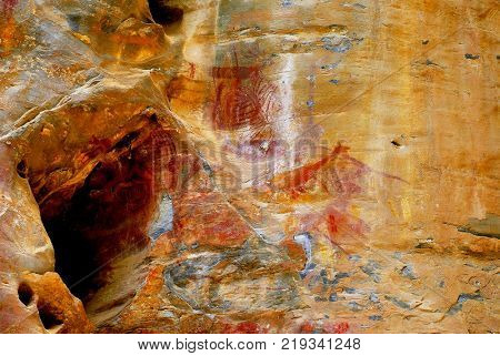 Rock drawing of Cerca Grande - Matozinhos (MG) Brazil