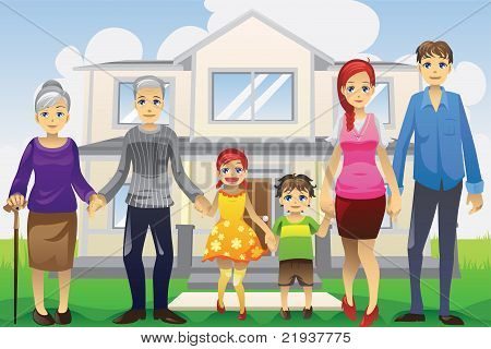 Multi-Generation-Familie