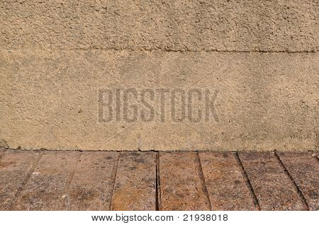 Muro di pietra barbecue