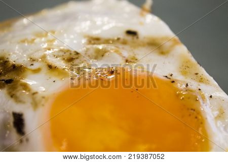 Succulent Food Breakfast Foreign Fried Egg With Pancakes