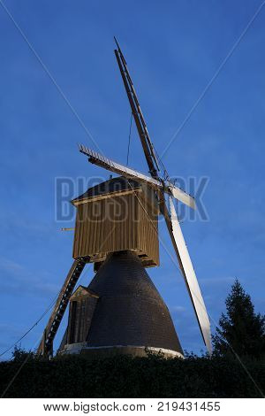 Cavier windmill in Avrille near Angers Maine-et-Loire France
