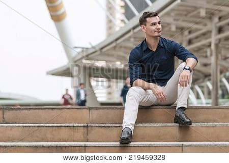 Confident Young Business Owner Portrait Concept.