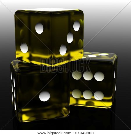 Dés de casino