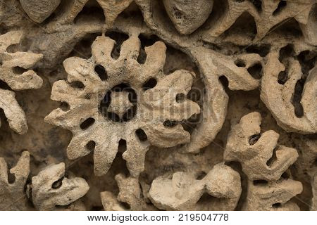 Carved Stonework In Ancient Town