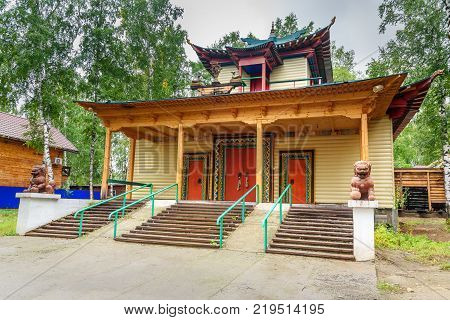 Buddhist Datsan Dechen Ravzhalin In Arshan. Russia