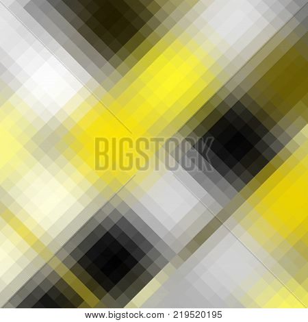 Blurred background. Geometric abstract pattern in low poly style. Effect of a glass.