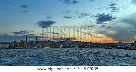 Container Cargo Cranes Loading And Unloading Of Containers In The Sea Port, Logistic Import Export T