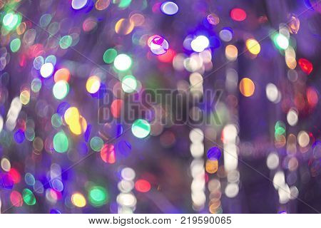 Festive Christmas background. Elegant abstract background with lights and stars YD