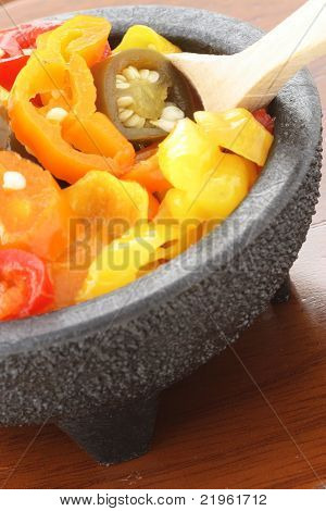 eingelegte Peperoni