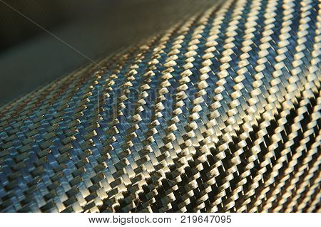 The texture of natural carbon fiber, close-up
