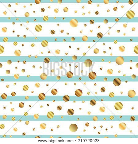 Teal Splashes Pattern. Watercolor Abstract Seamless Pattern. Background With Scattered Teal Splashes