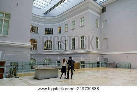 Interior Of Hermitage Palace In St Petersburg