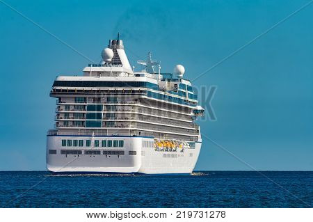 Luxury Cruise Liner In Travel