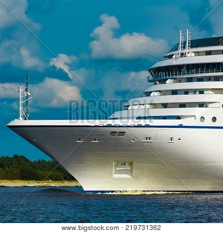 Luxury Cruise Liner In Travel