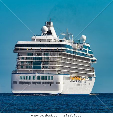 Luxury Cruise Liner In Travel