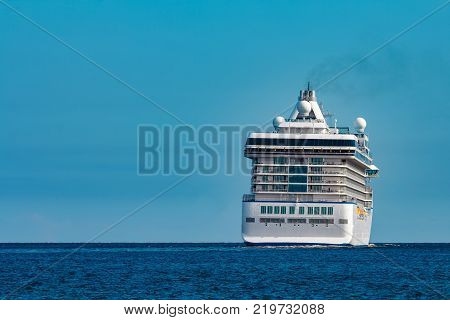 Luxury Cruise Liner In Travel