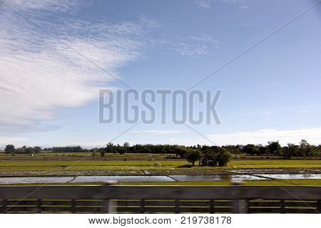 Manila, Philippines, December 12, 2017, Road From Manila To Baguio City View With Car