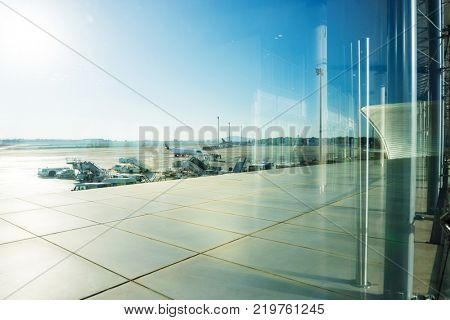 VALENCIA, SPAIN - March 10, 2017: Valencia Airport in Manises