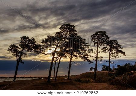 Waves beating against Latvia.Liepaja.Karosta. described the fortress ruins