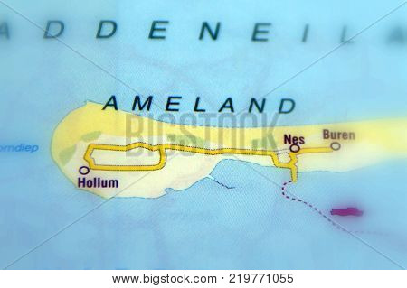 Ameland and one of the West Frisian Islands off the north coast of the Netherlands, Europe)