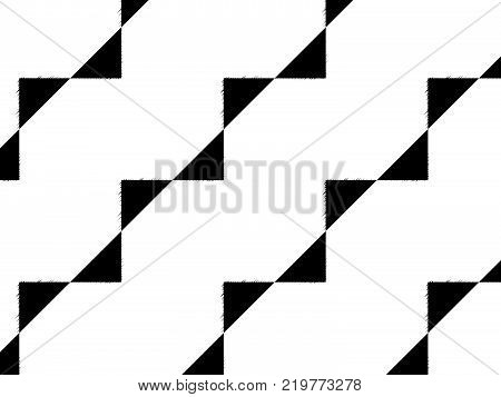 Abstract geometric hipster fashion design triangle pattern