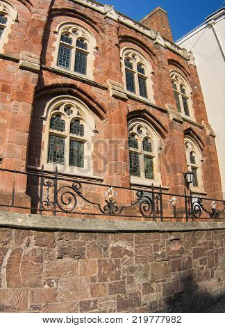 Historical old building - Tuckers Hall. Exeter Devon England