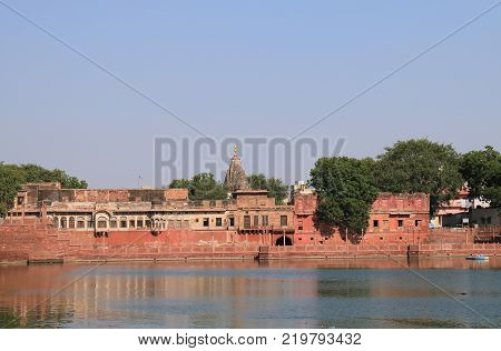 Gulab Sagar Talab Lake Jodhpur Cityscape India