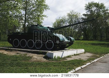 T34 Russian retro tanks from second world war