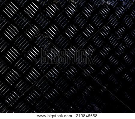 Aluminium dark list with rhombus shapes all the different colors