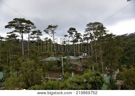 Manila, Philippines, December 12, 2017, Road From Manila To Baguio City View With Car