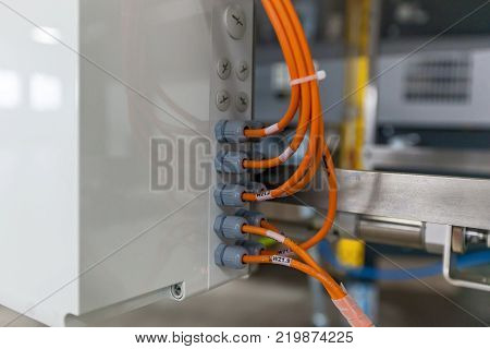 Electrical junction box with cable grand connection