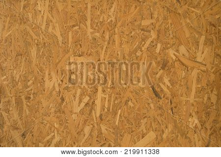 Surface of oriented strand board from above