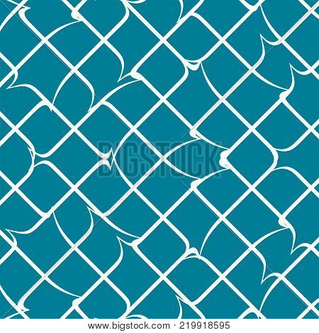 Bright blue abstract modern geometric pattern background