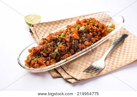 Crispy Corn Masala or chatpata corn or makka, popular indian snack