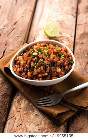 Crispy Corn Masala or chatpata corn or makka, popular indian snack