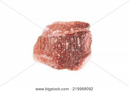 Stone amethyst crystal druse, isolated on white background, macro