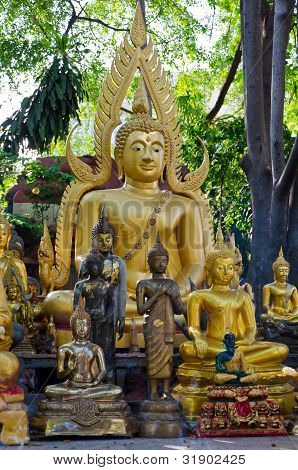 Çeşitli Buda heykeli