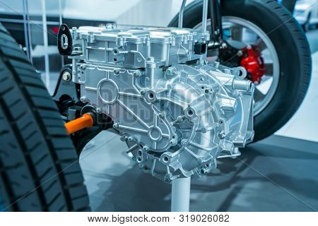 electric system of eco car front engine Automotive part concep