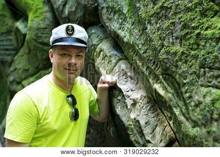 Man Posing In Dantovo Gorge