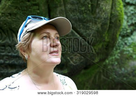 Senior Woman Posing In Dantovo Gorge