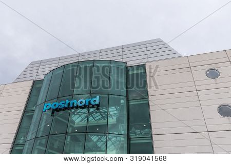 Royal Danish Post Office In Glass And Steel, A Modern Design At Amager,  Copenhagen, August 13, 2019