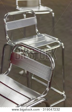 Bar stools, chairs, chair, furniture, three, many, group, simple, abstract,