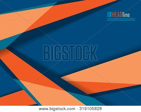 Vector Modern Cover Template. Abstract Bright Background For Poster, Brochure, Flyer Design. Layout 